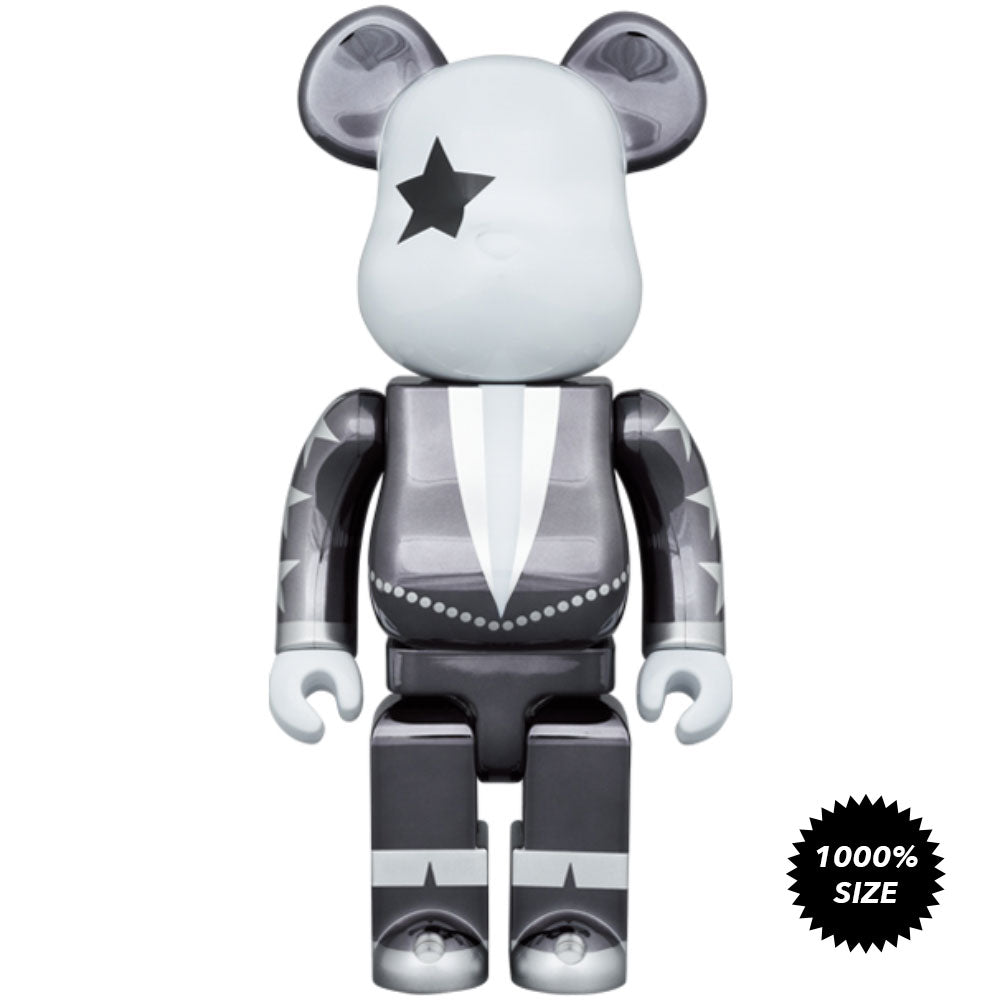 KISS Star Child (Chrome Ver.) 1000% Bearbrick by Medicom Toy