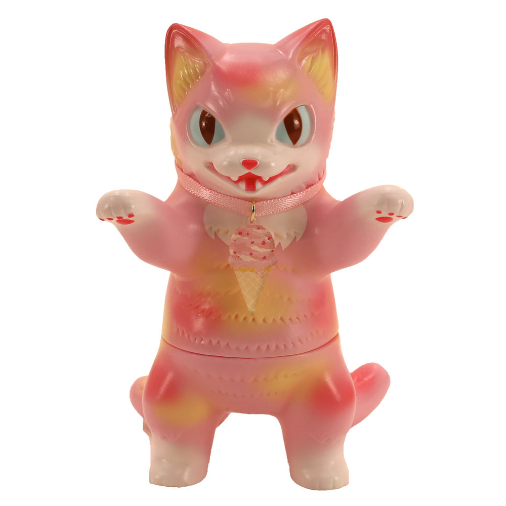 *Pre-order* Negora Strawberry Ice Cream Sofubi Art Toy by Konatsuya