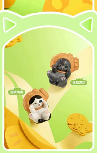 Mofusand Lucky Cat Series Mini Cat Head (3PCS/Box) Blind Box by Funism