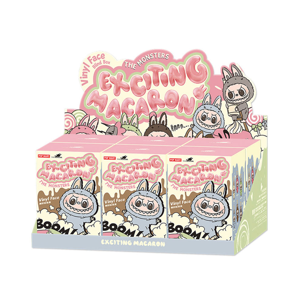 Labubu The Monsters Exciting Macarons Vinyl Face Blind Box by POP MART