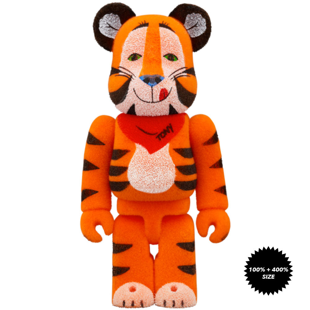 Tony the Tiger Vintage (Flocky Ver.) 100% + 400% Bearbrick by Medicom Toy