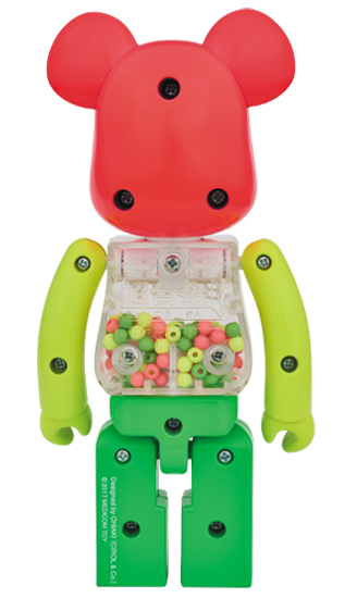 My First Bearbrick Baby Neon Chogokin 超合金 Metal Alloy 200% Bearbrick