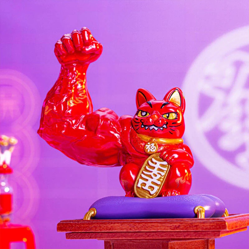 Great Power Fortune Classic Lucky Cat Blind Box Series by TOP TOY