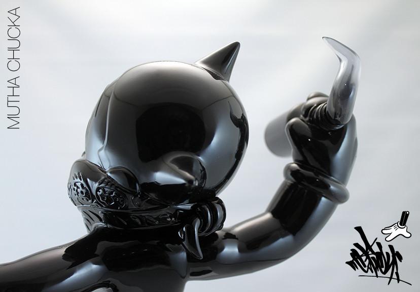 Mutha Chucka Murdered Out Edition Art Toy by OG Slick