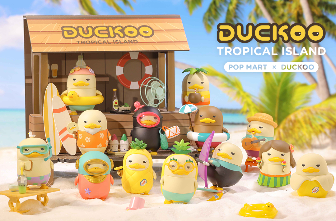 Duckoo Tropical Island Blind Box Series by POP MART x Chokocider