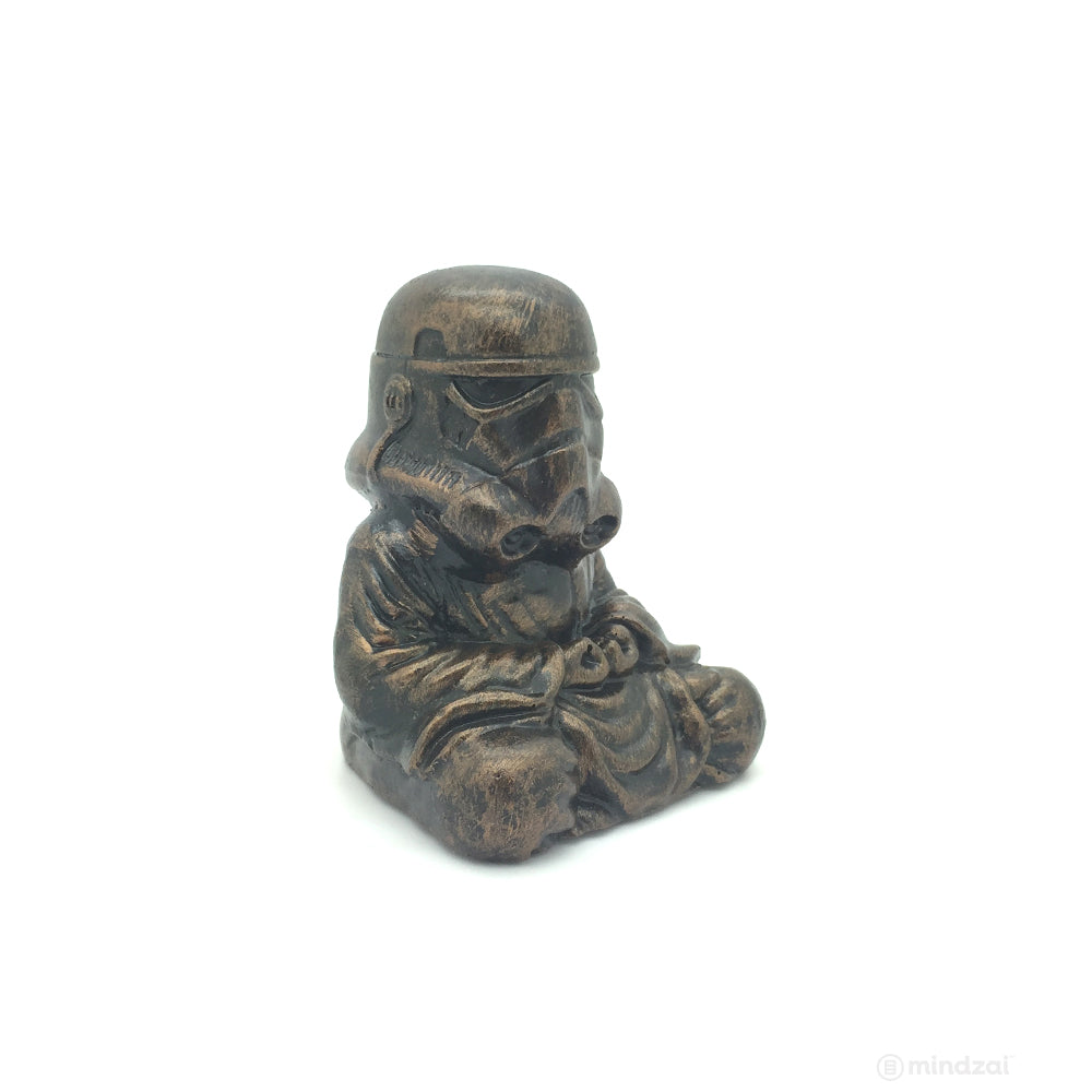Bronze First Order Storm Trooper Buddha Bronze 4" Figure by Modulicious