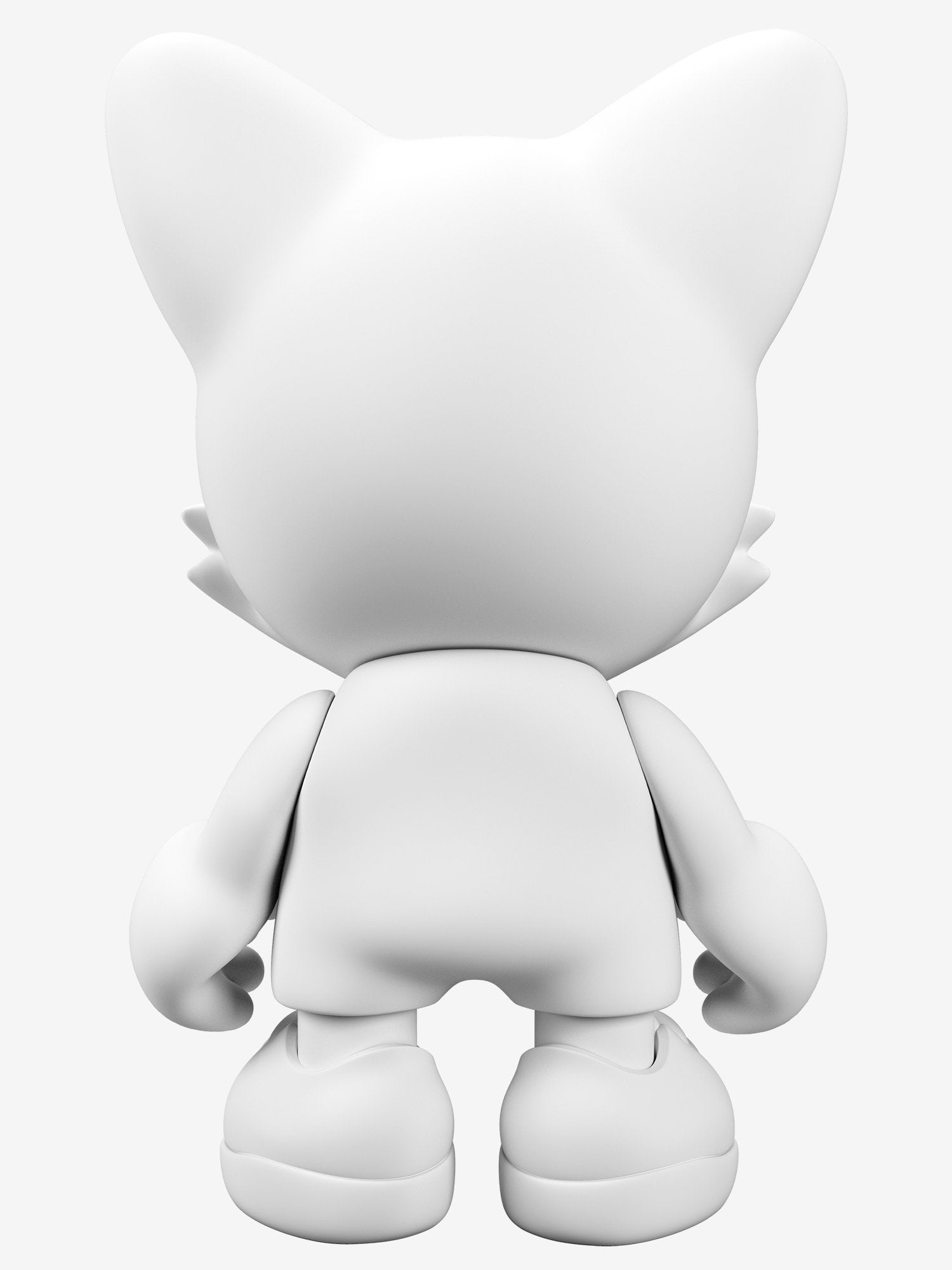 White DIY Blank 15-INCH UberJanky Toy by Superplastic
