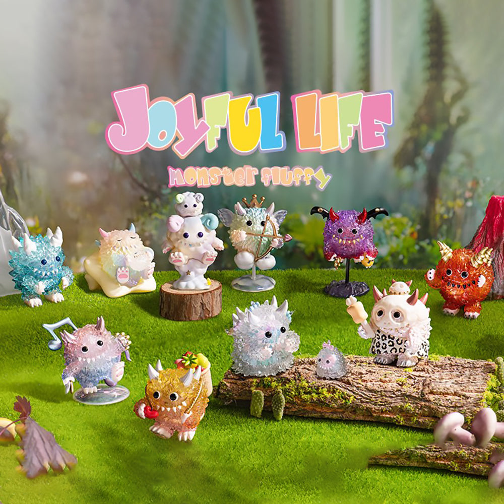 Monster Fluffy Joyful Life Blind Box Series by INSTINCTOY x POP MART