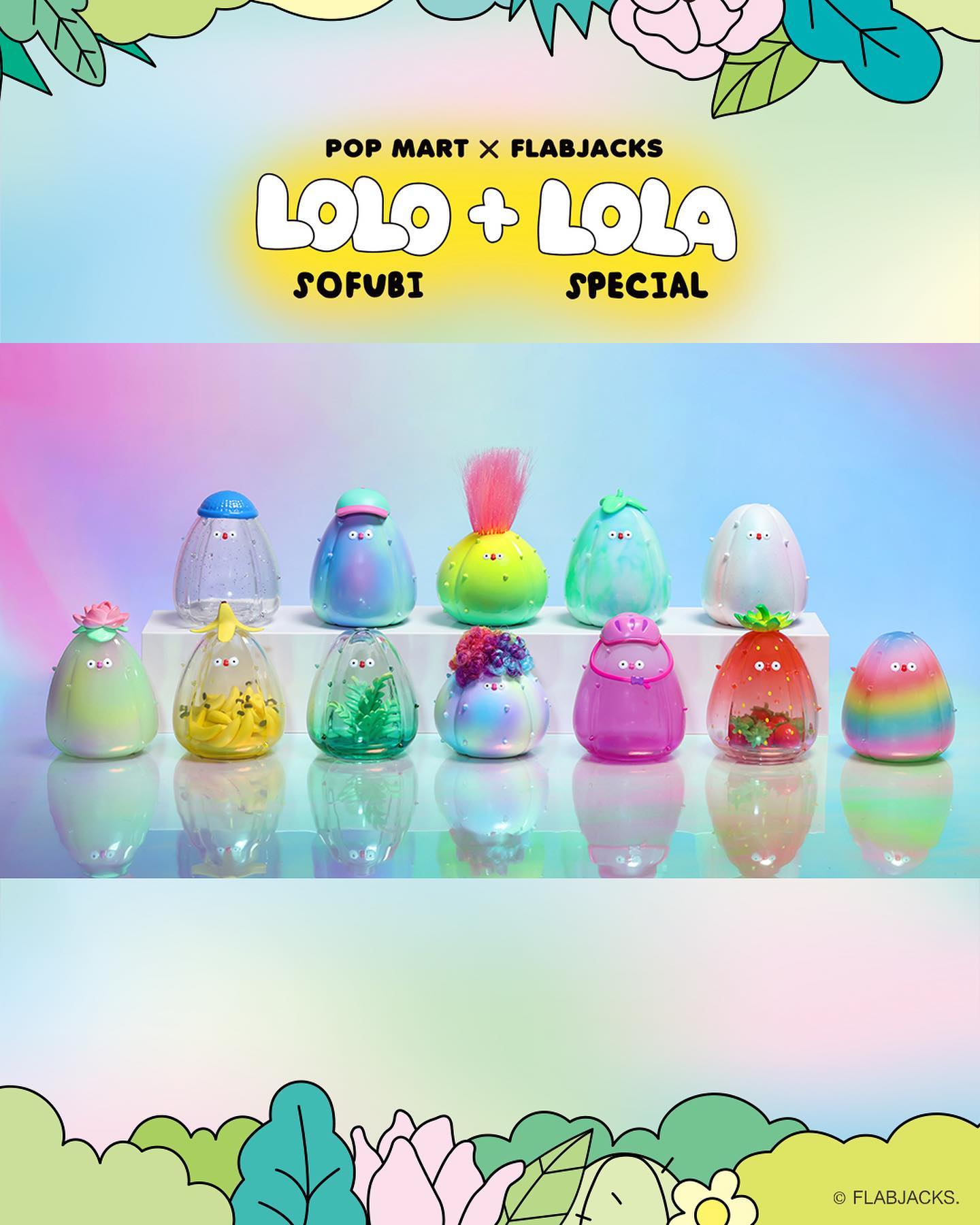 Magical Natural LOLO & LOLA Blind Box Series by Flabjacks x POP MART