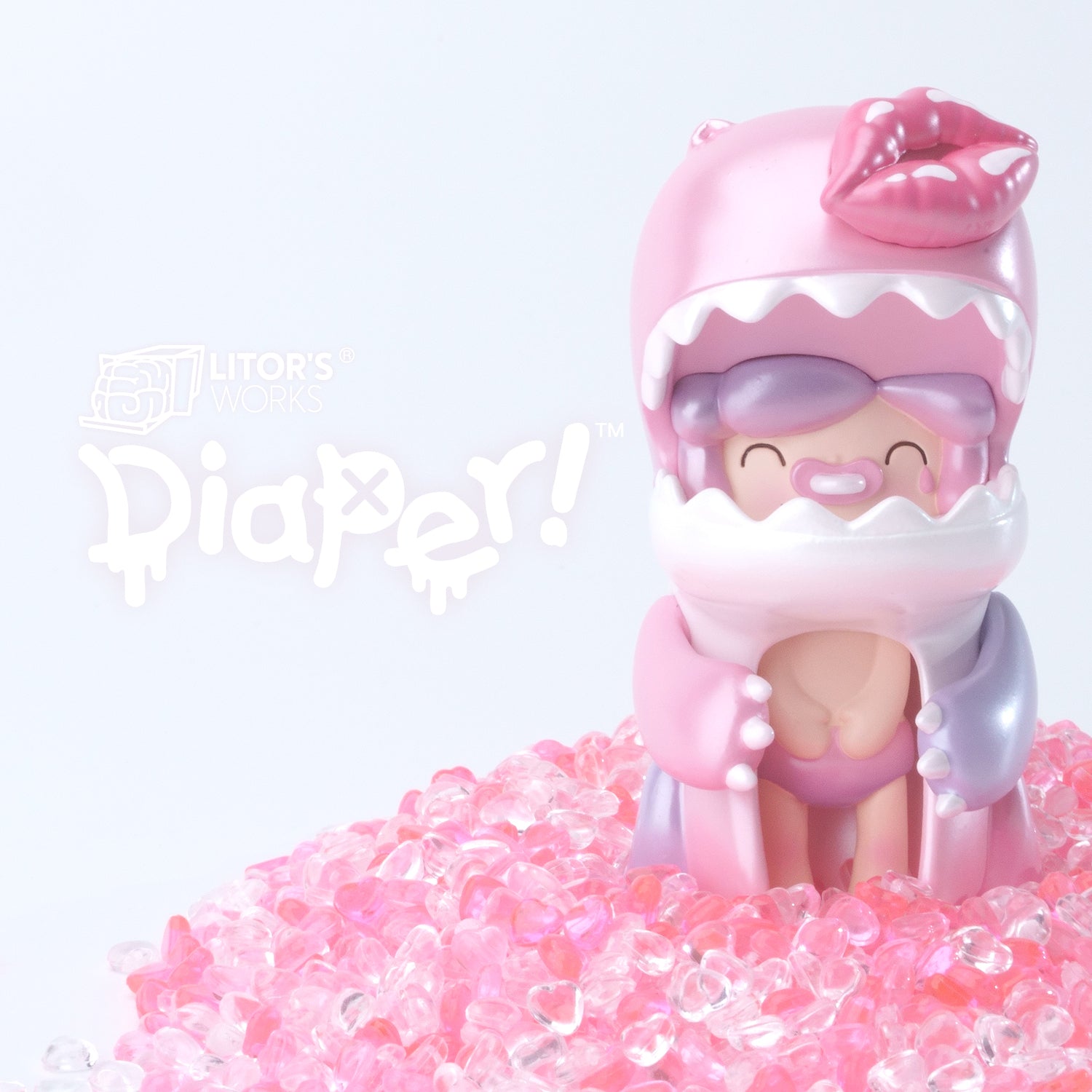 Umasou! Diaper MUA Art Toy Figure by Litor's Work