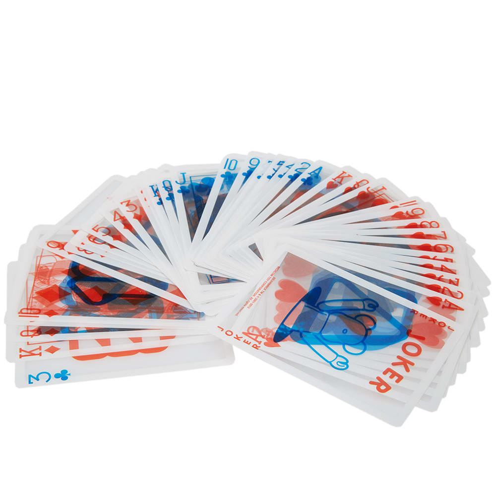 Bearbrick Clear and Solid Playing Cards Medicom Toy Exhibition 2012 with Plastic Case