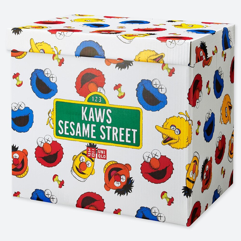 Kaws x Sesame Street x Uniqlo Complete Toy Box Set