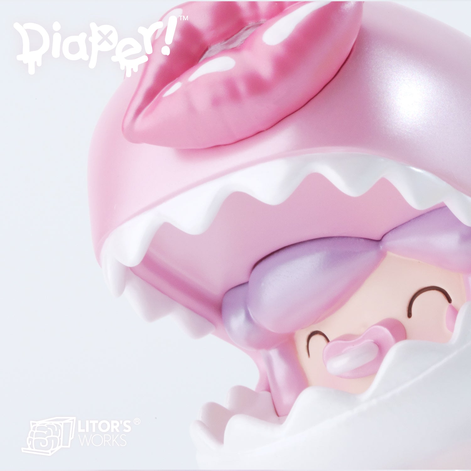 Umasou! Diaper MUA Art Toy Figure by Litor's Work