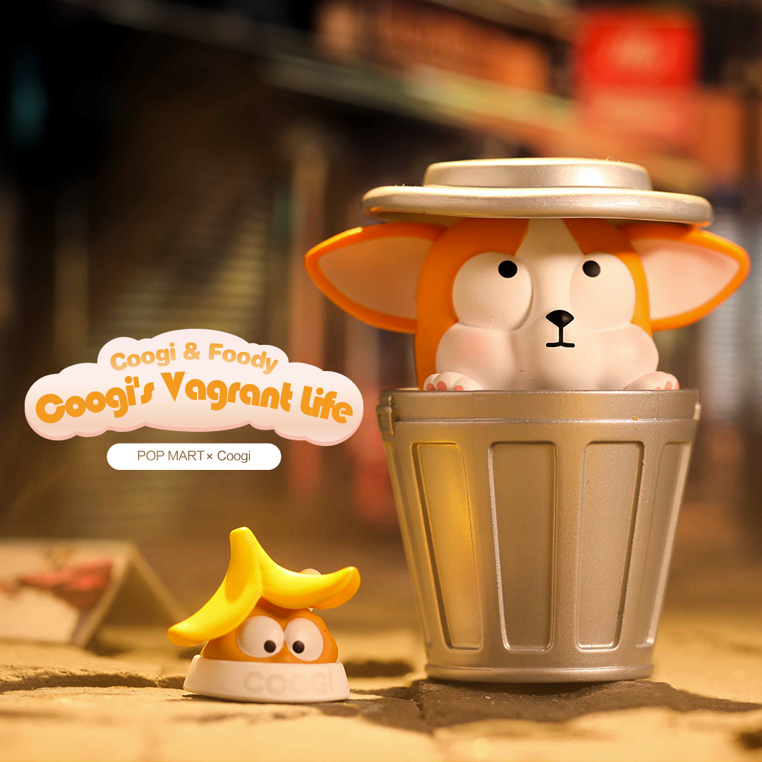 Coogi and Foody - Coogi's Vagrant Life Blind Box Series by POP MART