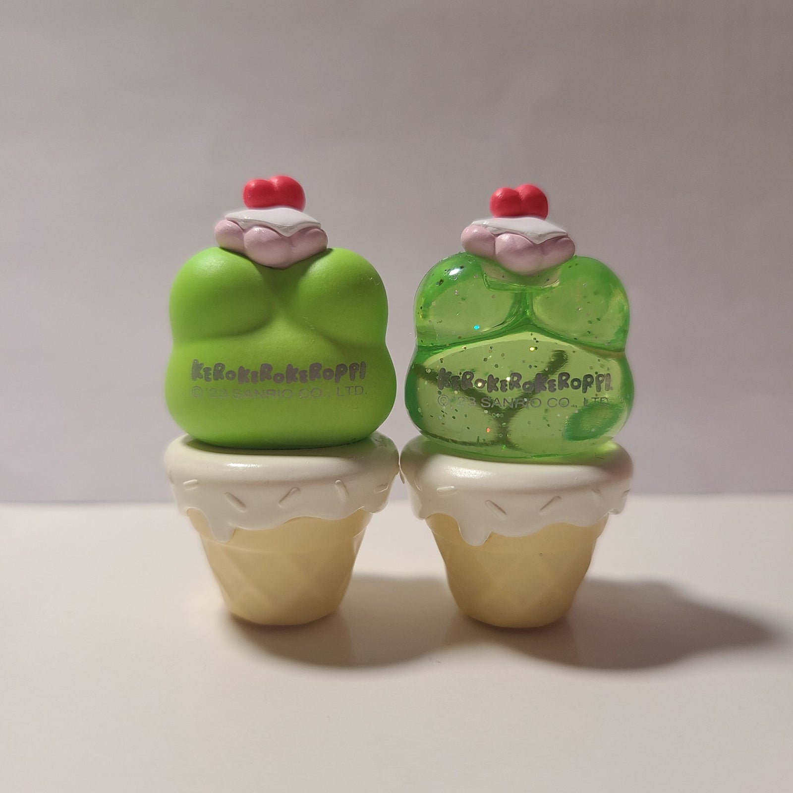 Keroppi (Set of 2) - Sanrio Characters Mini Ice Cream Cone Series by Top Toy - 2