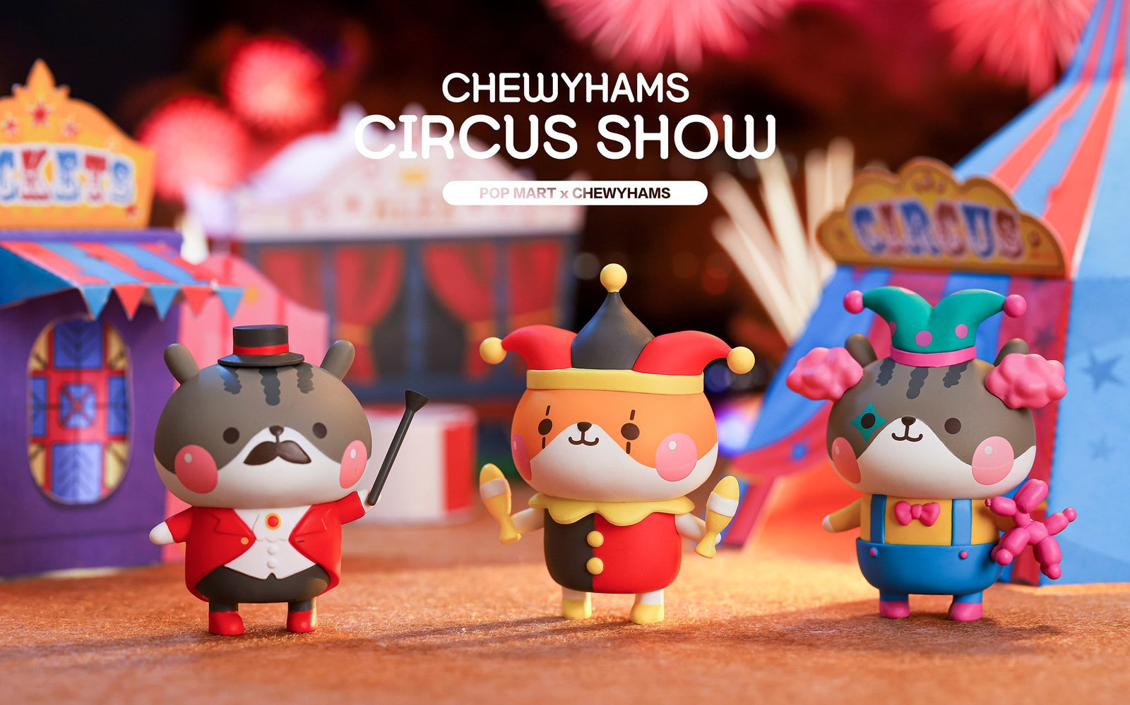 Chewy Hams Circus Blind Box Series by Funi x POP MART