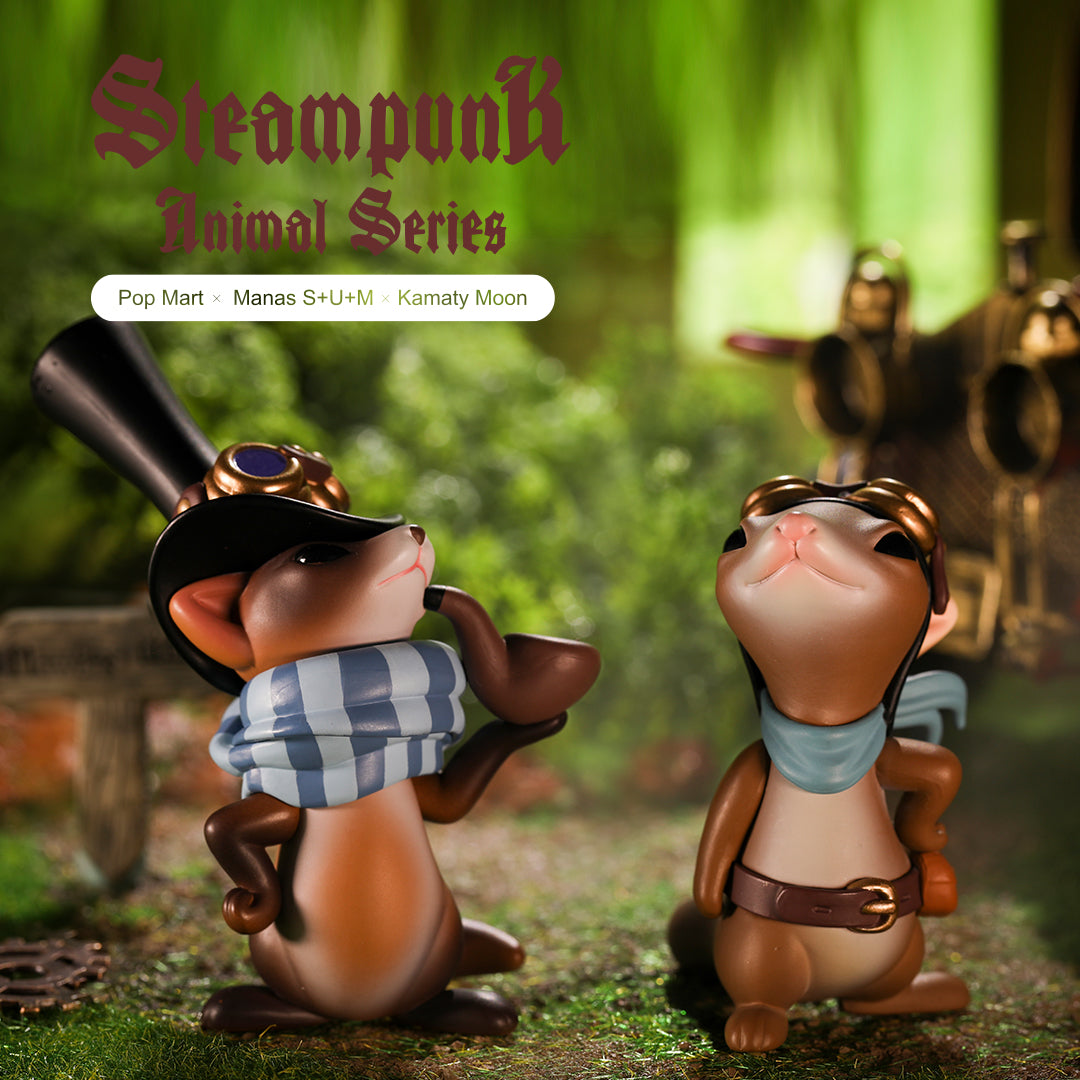 Steampunk Animal Blind Box Series by POP MART x Manas x Kamaty Moon