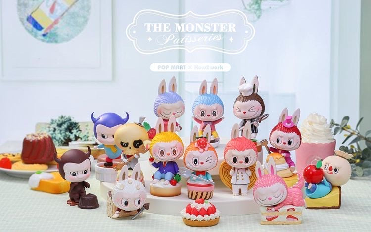 The Monster Patisseries Labubu Desserts Blind Box by POP MART x Kasing Lung