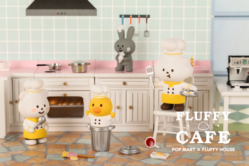 Mr. White Cloud Mini Series 3 Fluffy Cafe Edition by Fluffy House x POP MART