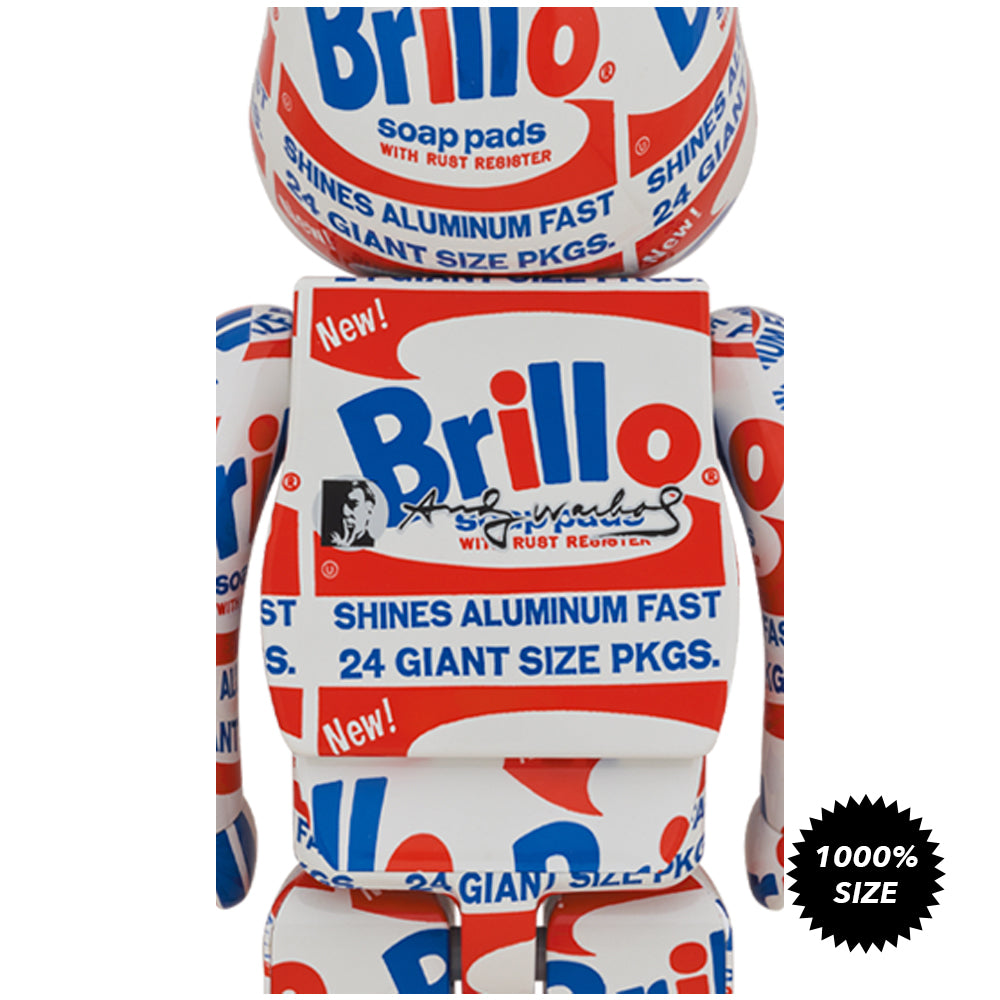 Andy Warhol Brillo 1000% Bearbrick by Medicom Toy