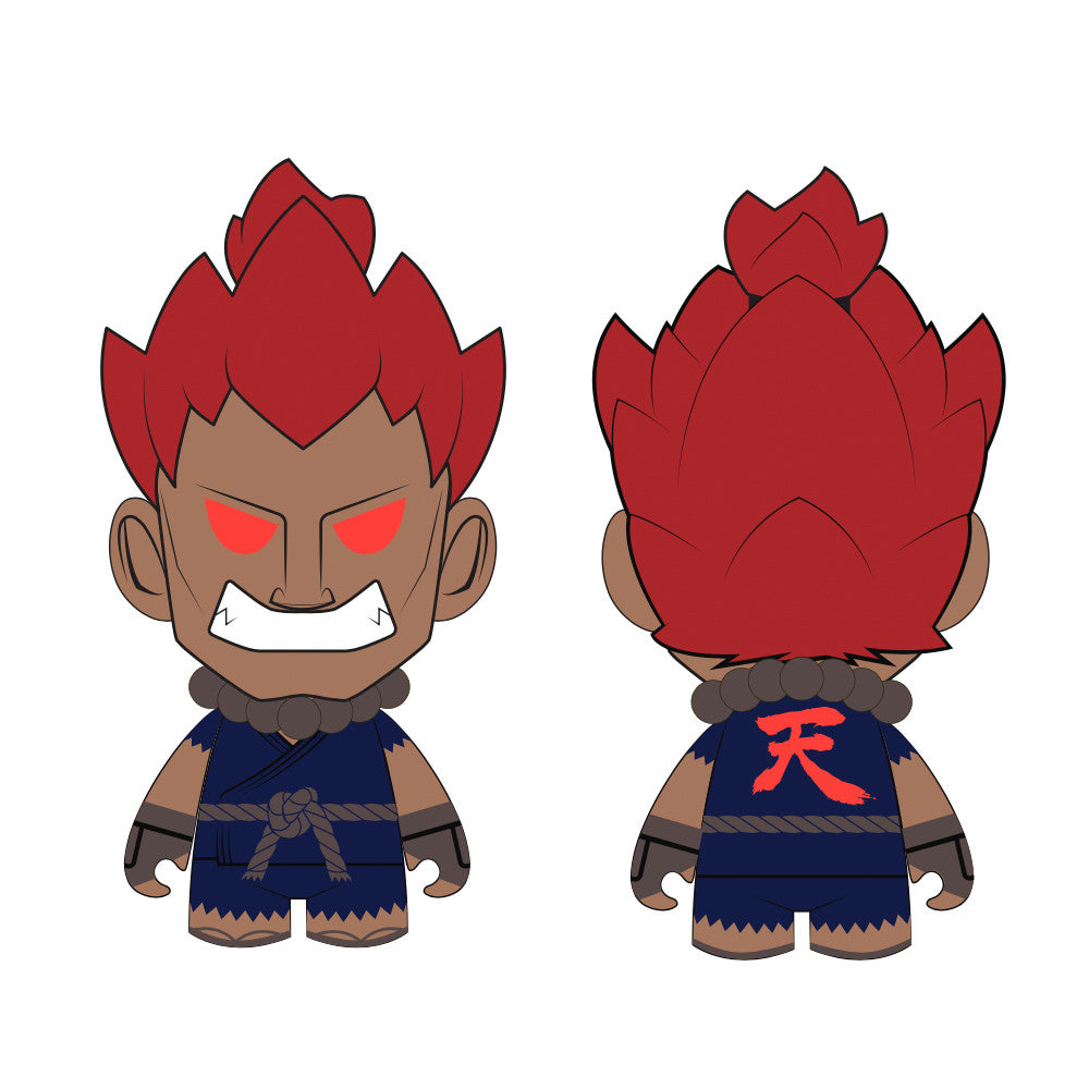 Street Fighter V Akuma Vinyl Toy Figure by Kidrobot x Capcom - Mindzai - 2