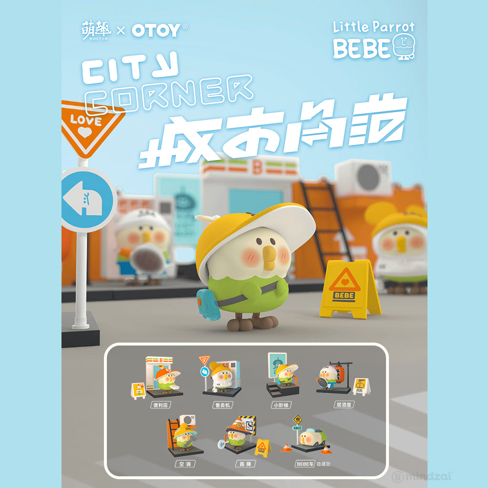 Bebe The Little Parrot City Corner Series Mystery Capsule Toys by Moetch Toys x OTOY