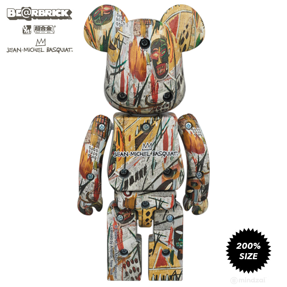 Jean-Michel Basquiat #1 Super Metal Alloy 200% Bearbrick by Medicom Toy