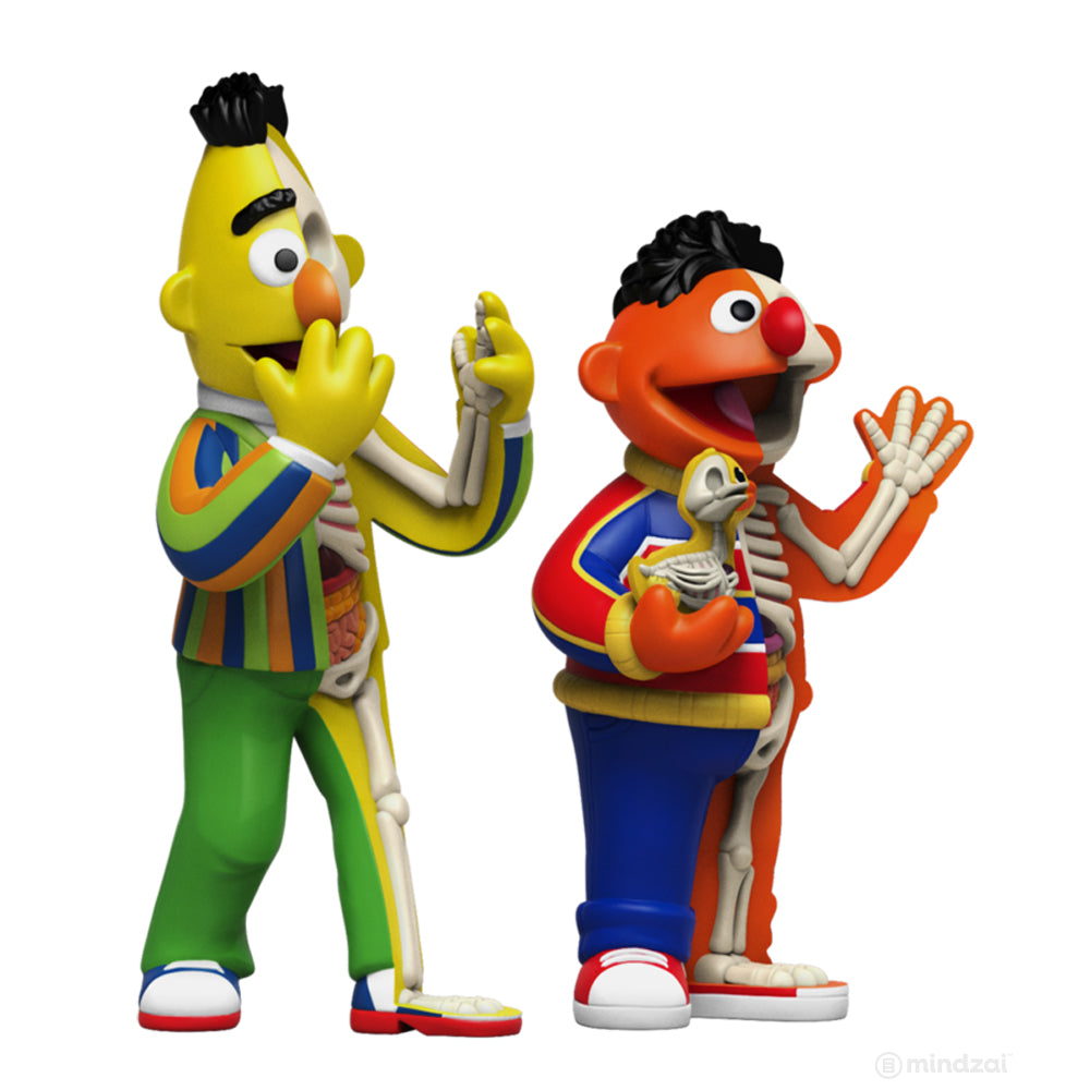 XXRAY Plus Bert and Ernie Sesame Street Art Toy by Jason Freeny x Mighty Jaxx