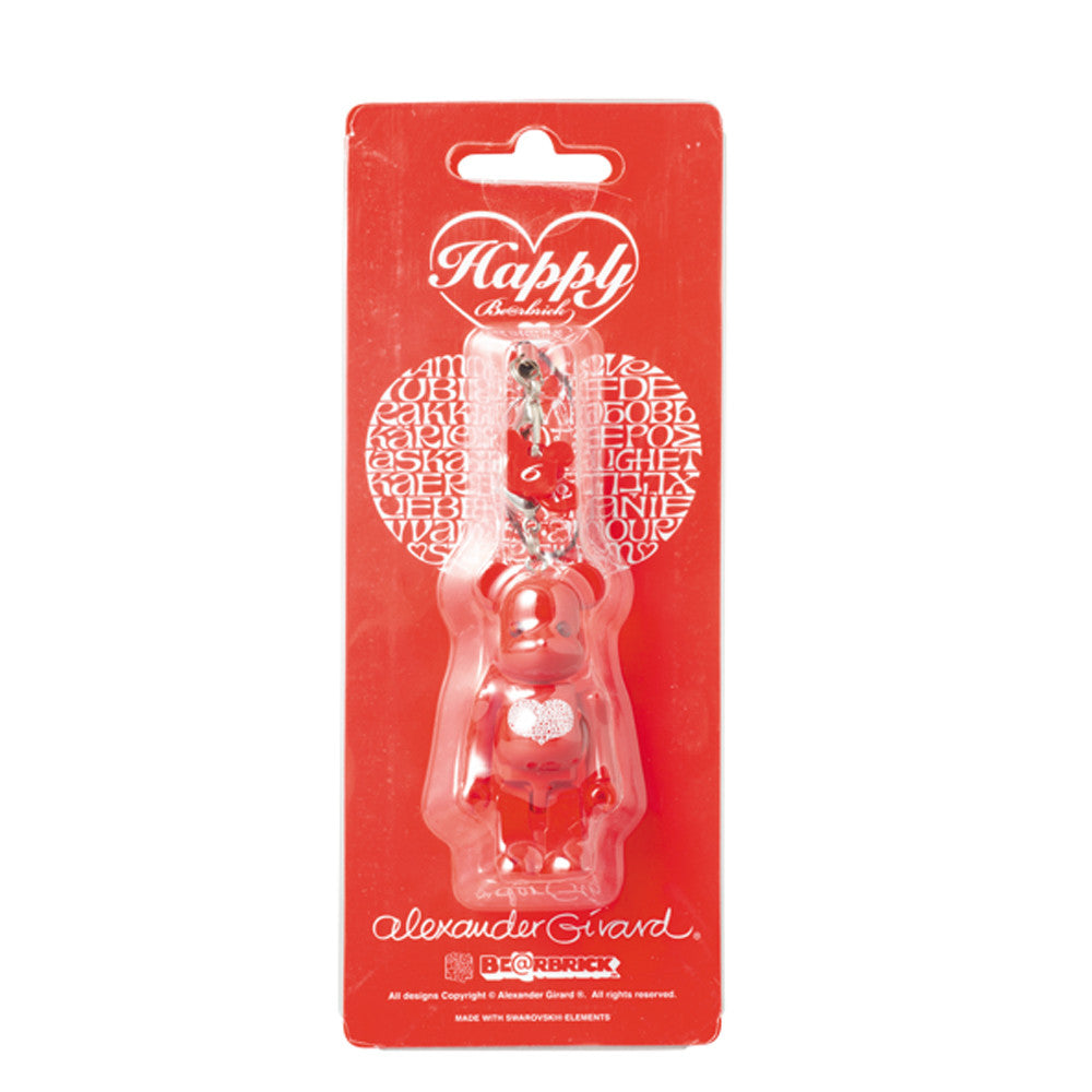 Happy Bearbrick Love 70% Bearbrick Charm by Alexander Girard *Tokyo Treasures* - Mindzai - 3