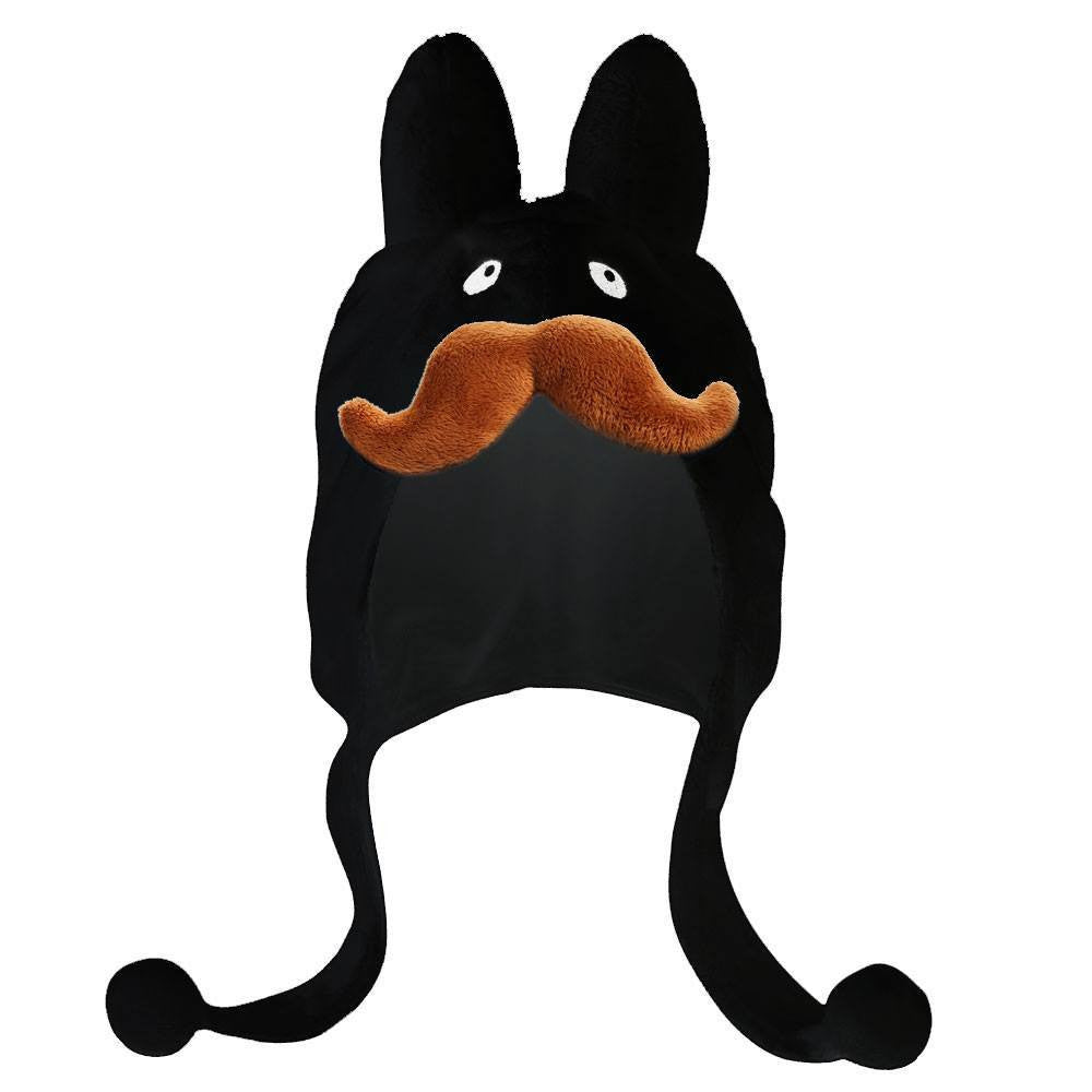 Labbit Black Plush Hat by Kidrobot - Mindzai - 1
