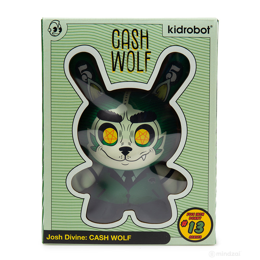 Cash Wolf 5-Inch Dunny Art Toy by Josh Divine