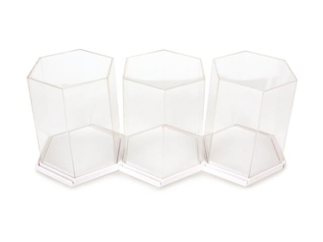 Hexagon Display Case White - Mindzai - 2