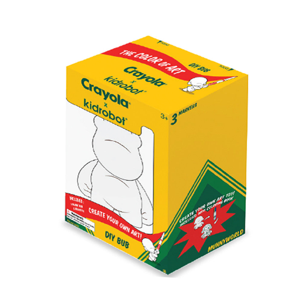 DIY Bub 4-inch by Kidrobot x Crayola - Mindzai - 2