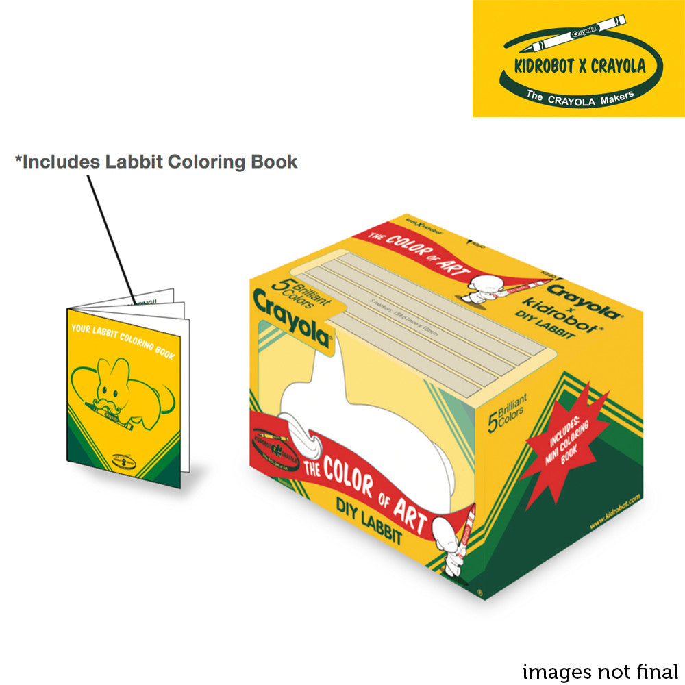 DIY Labbit 5-inch by Kidrobot x Crayola - Mindzai - 2