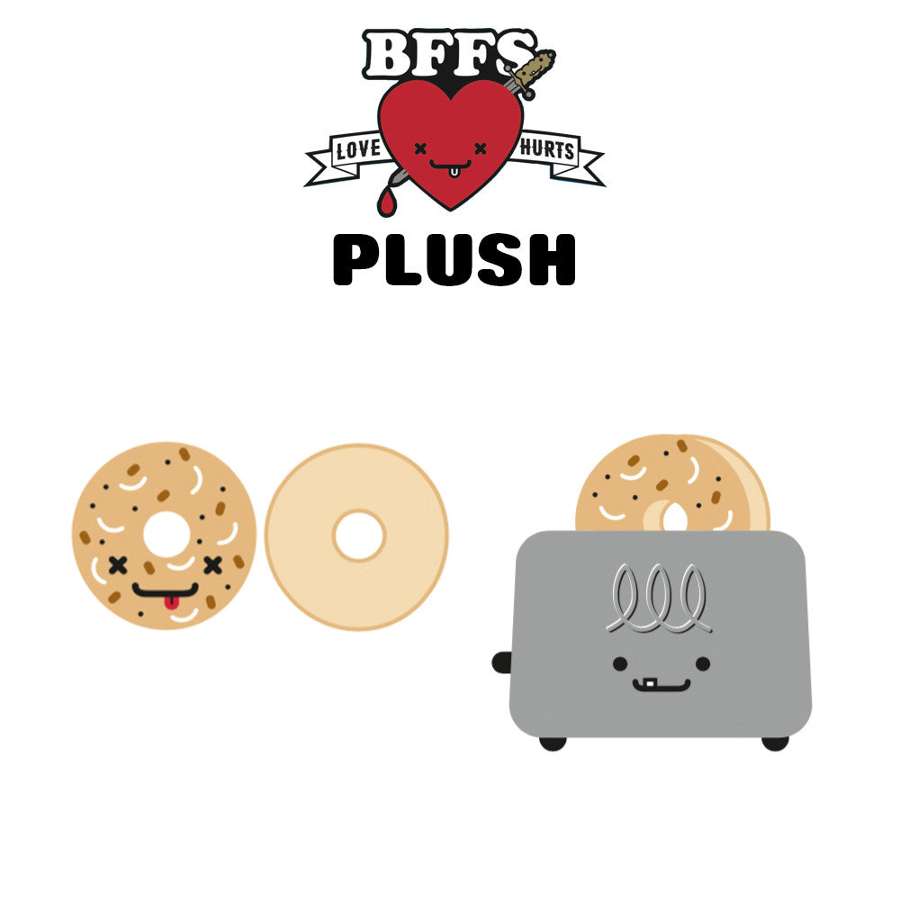 BFFs El Tostador and Lenny Plush by Travis Cain x Kidrobot - Mindzai - 5