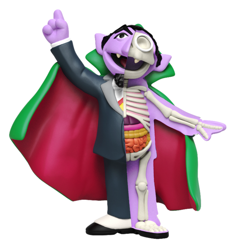 Hidden Dissectables Sesame Street Blind Box Series by Jason Freeny x Mighty Jaxx