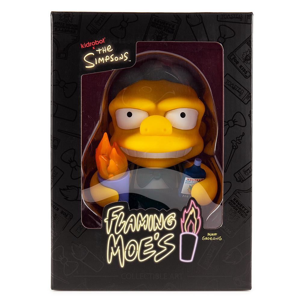 *Special Order* Flaming Moe The Simpsons Medium Art Toy Figure by Kidrobot