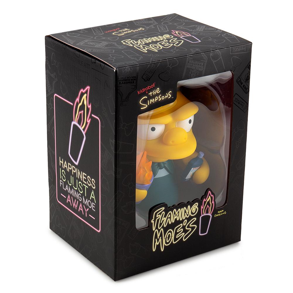 *Special Order* Flaming Moe The Simpsons Medium Art Toy Figure by Kidrobot