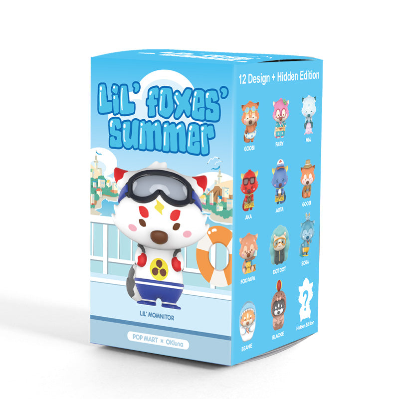 Goobi Lil Foxes Summer Blind Box Series by OKLuna x POP MART