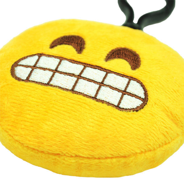 Grin Emoji Plush Toy Clip - Mindzai - 2