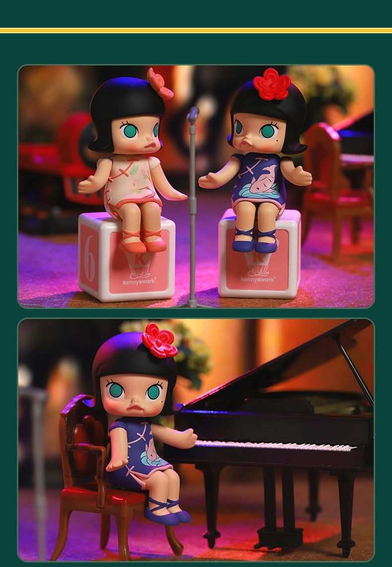 Molly Happy Train Blind Box Series by Kennyswork x POP MART