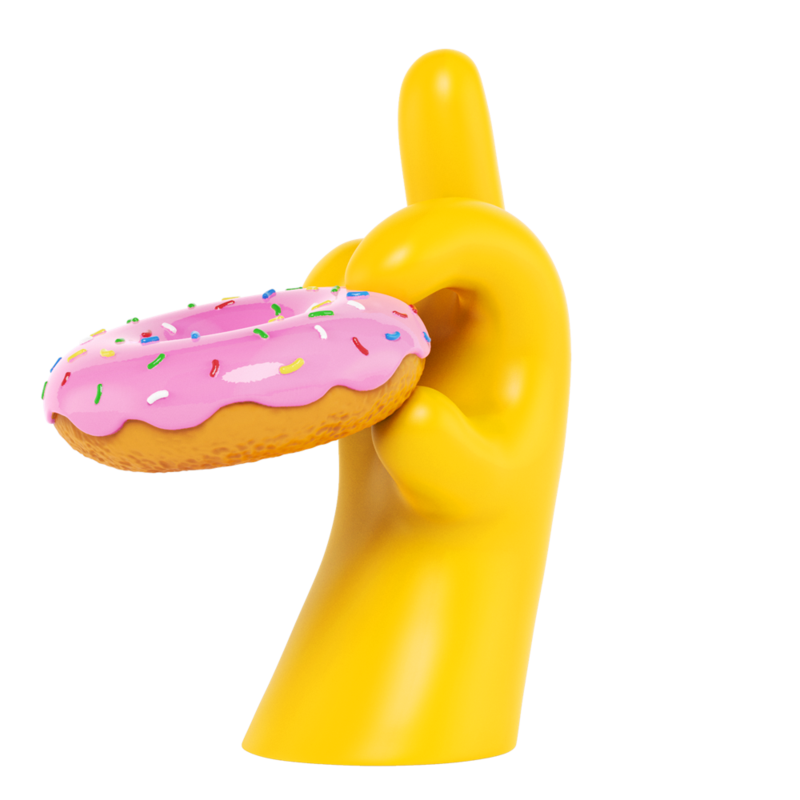 I Donut Care by Abell Octovan x Mighty Jaxx