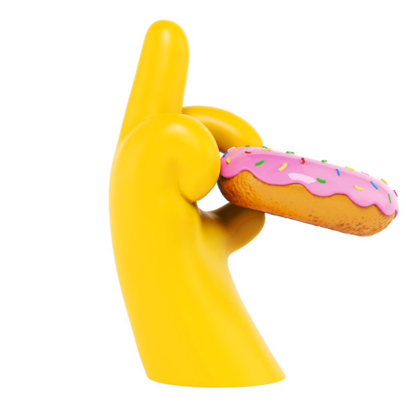 I Donut Care by Abell Octovan x Mighty Jaxx