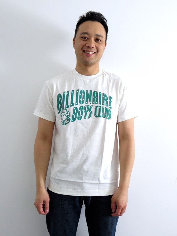 Classic Arch Green Logo/White T-shirt by Billionaire Boys Club - Mindzai - 1