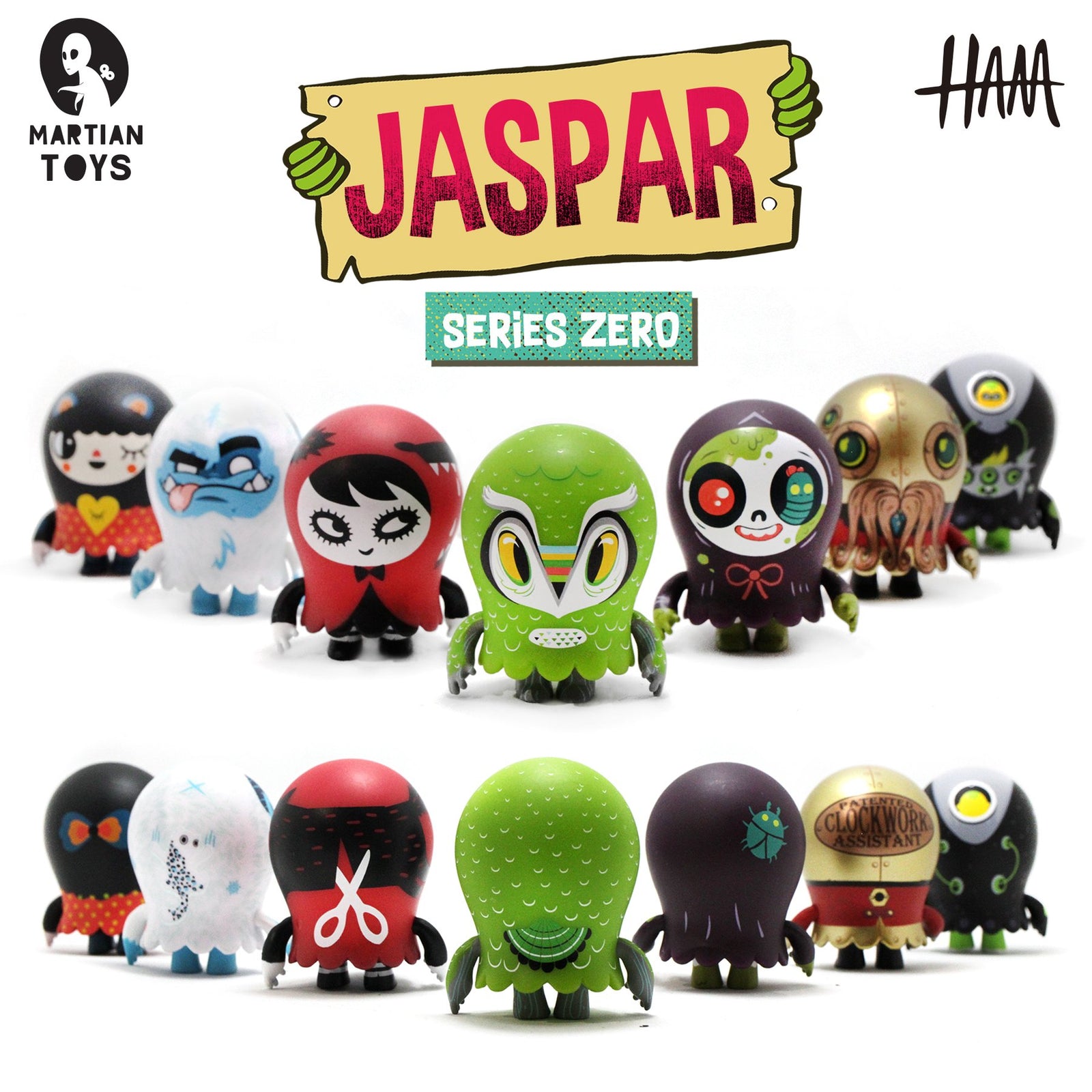 Jaspar Blind Box Series Zero by Gary Ham x Martian Toys