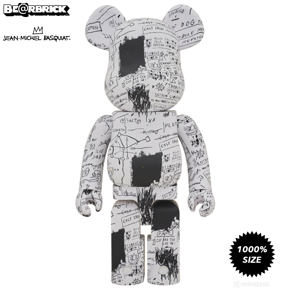 Jean-Michel Basquiat #3 1000% Bearbrick by Medicom Toy