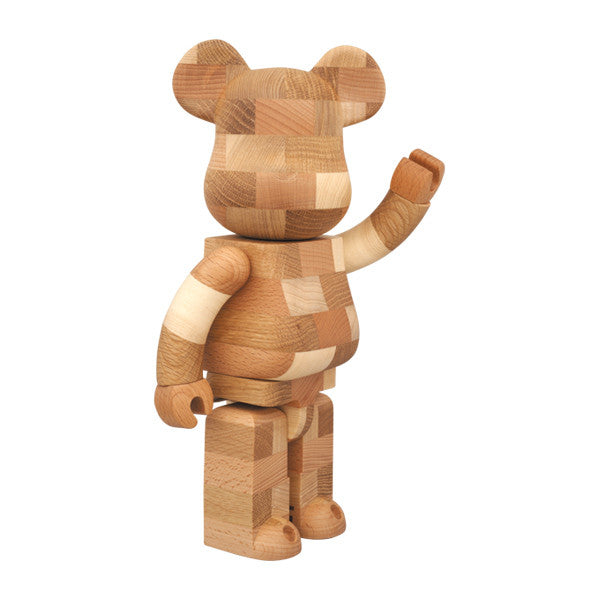 Wooden Tile Pattern 400% Bearbrick by Karimoku - Mindzai - 1