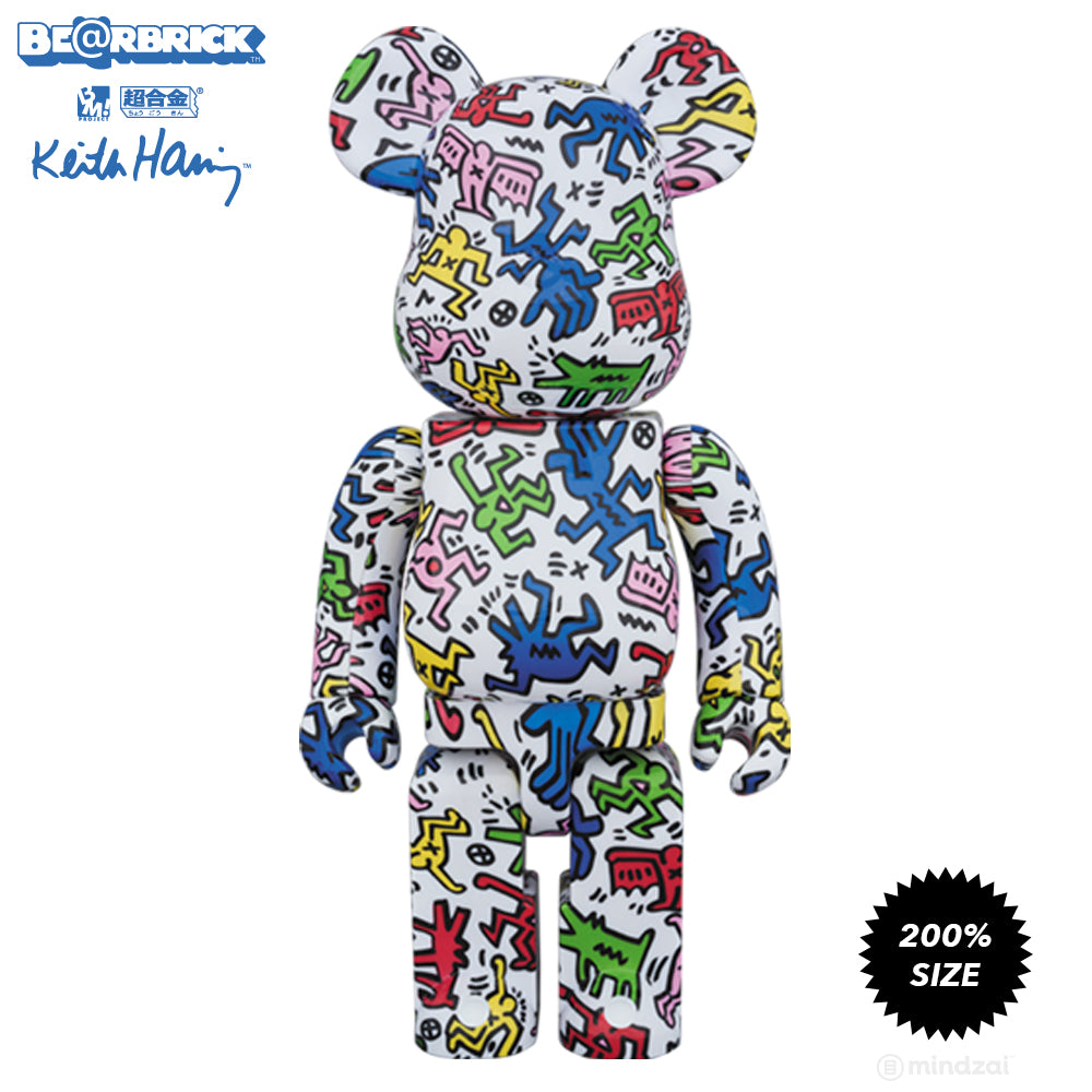 Keith Haring #1 Super Metal Alloy 200% Bearbrick by Medicom Toy