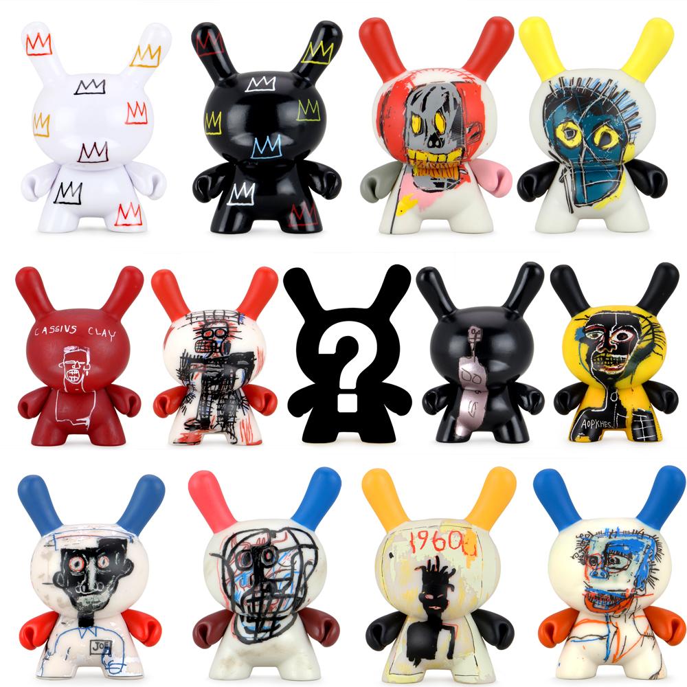 Jean-Michel Basquiat Faces Dunny Mini Series 2 by Kidrobot