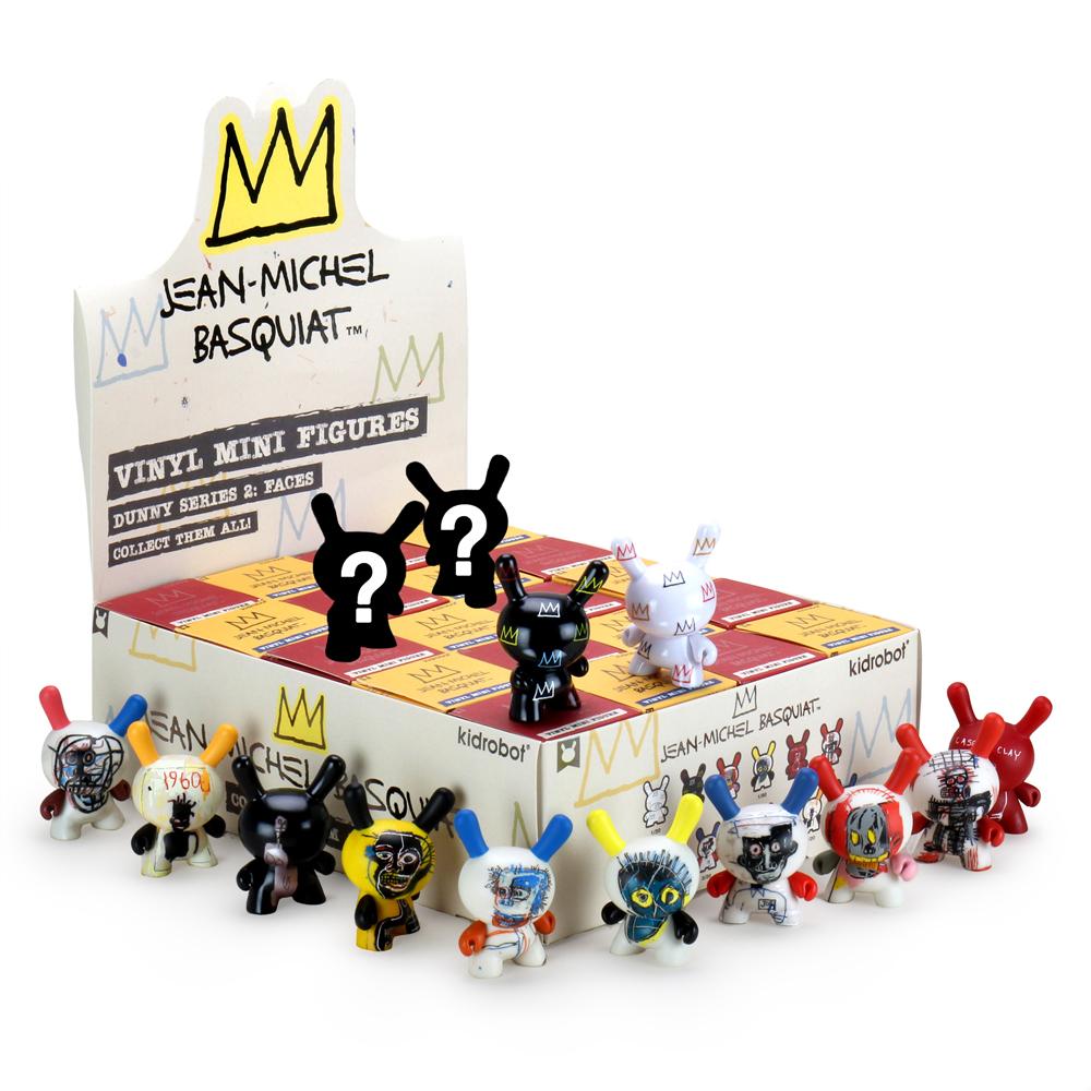 Jean-Michel Basquiat Faces Dunny Mini Series 2 by Kidrobot